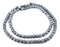 The Bead Chest Silver Round Druzy Agate Beads (8mm): Organic Gemstone Round Spherical Energy Stone Healing Power Crystal for Jewelry Bracelet Mala Necklace Making